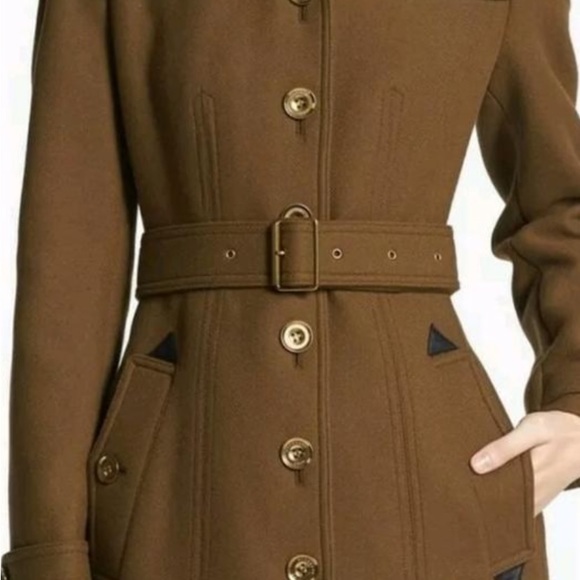 Burberry Brit Olive Green Coat - Picture 3 of 7